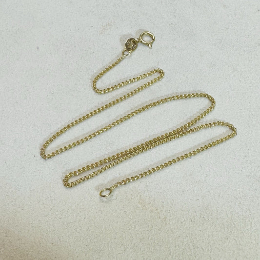 10" 1mm Solid 10K Yellow Gold Woven Wheat Chain Anklet Ankle Bracelet