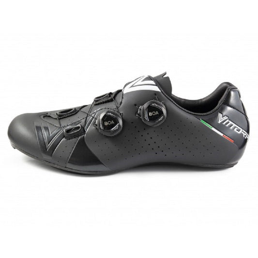 Vittoria Velar Road Cycling Shoes (Black) Speedplay Sole EU 45